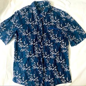 OVS blue short sleeve shirt